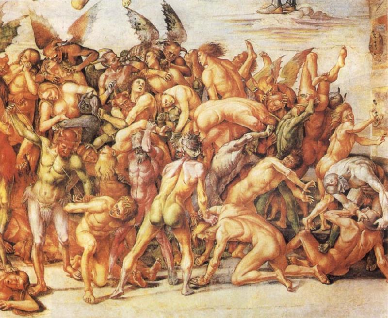 Luca Signorelli The Damned Cast into Hell China oil painting art